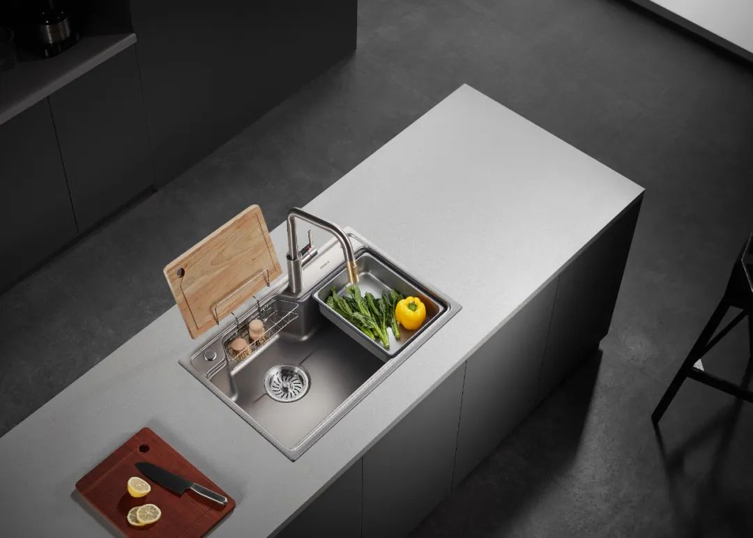 创意设计，灵动多变丨 beat365荷净纳米系列水槽，让厨房焕发新生